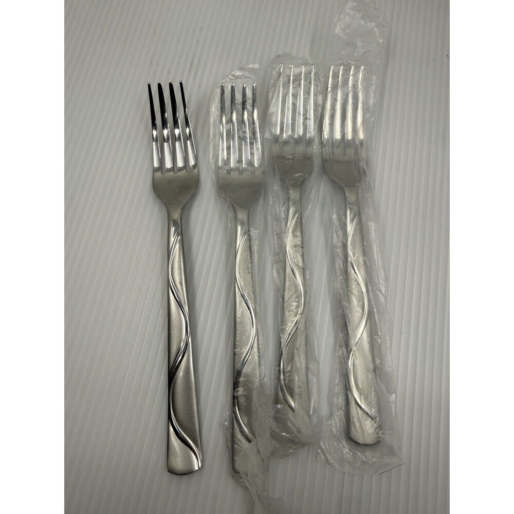 4 Cambridge Conquest 18/10 Stainless Salad Or Dessert Forks Replacements New